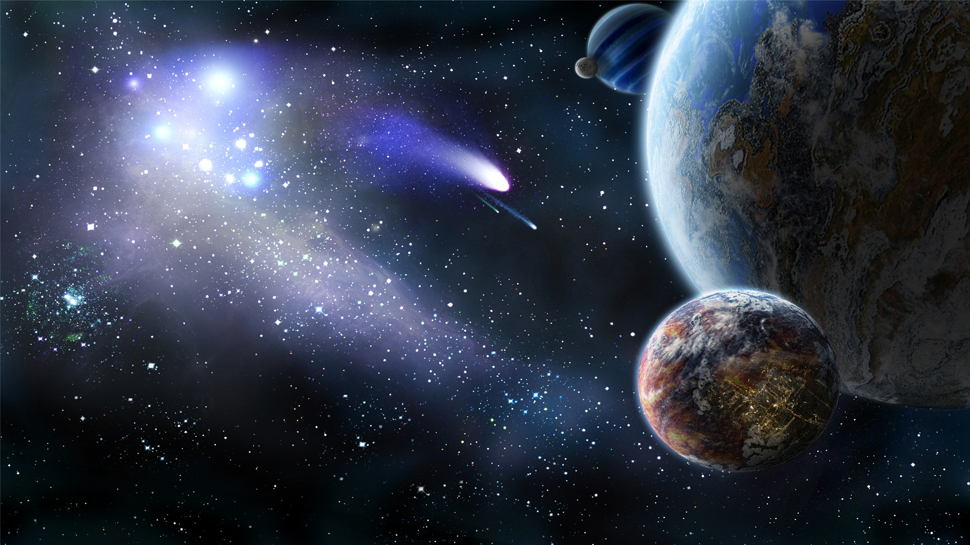 浩瀚无垠 唯美震撼的宇宙星空高清壁纸选集（1920x1080）